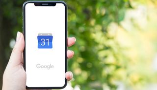 Google Calendar app on iPhone