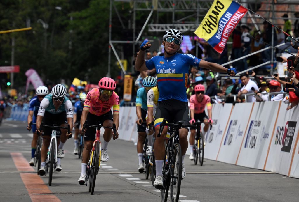 Colombia's Jhonatan Restrepo wins the final stage at Tour of Colombia