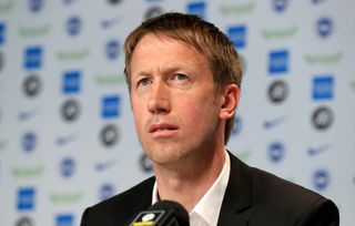 Leandro Trossard is Brighton's second signing since the appointment of manager Graham Potter, pictured