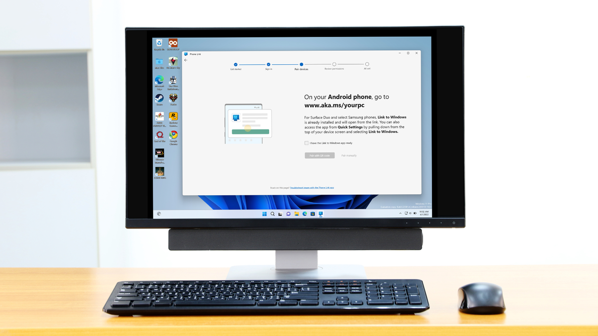 Phone Link app in Windows 11