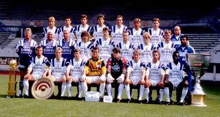 Austria Wien team photo in 1992.