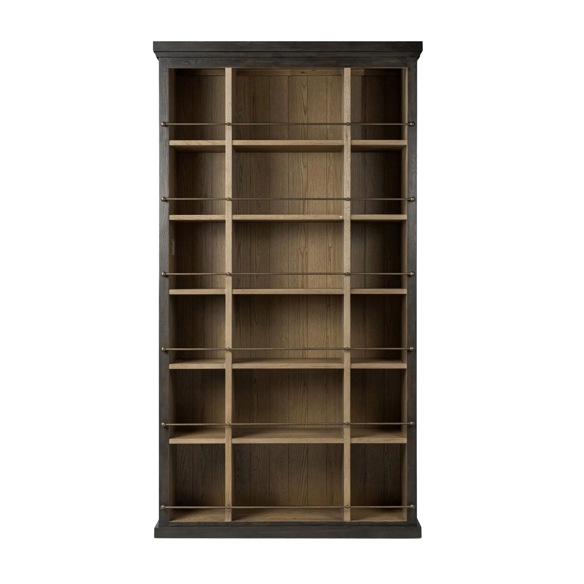 Alistair bookcase by Amber Lewis x Four Hands in Smoked black, $4,399 at Lulu &amp;amp; Georgia
