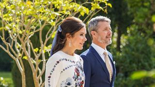 Crown Princess Mary of Denmark with her husband