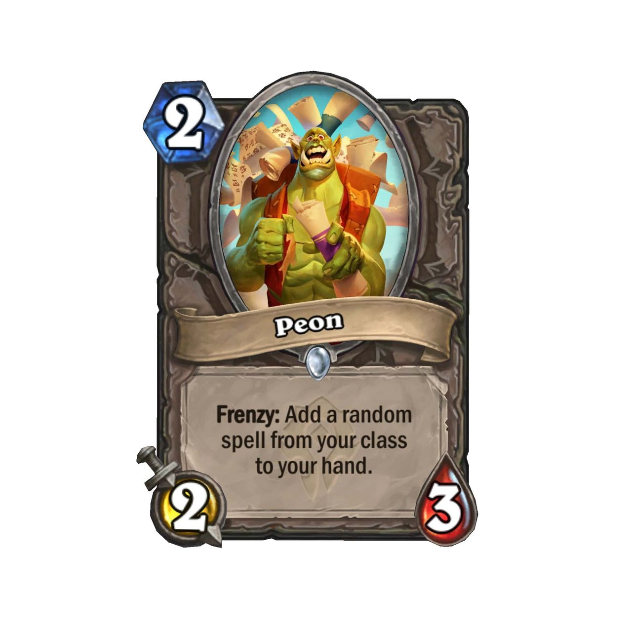 A card from Hearthstone's Forged in the Barrens set