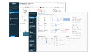 A screenshot of the Sophos XGS 116's control software