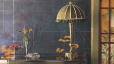 Japanese design elements in a Japanese room