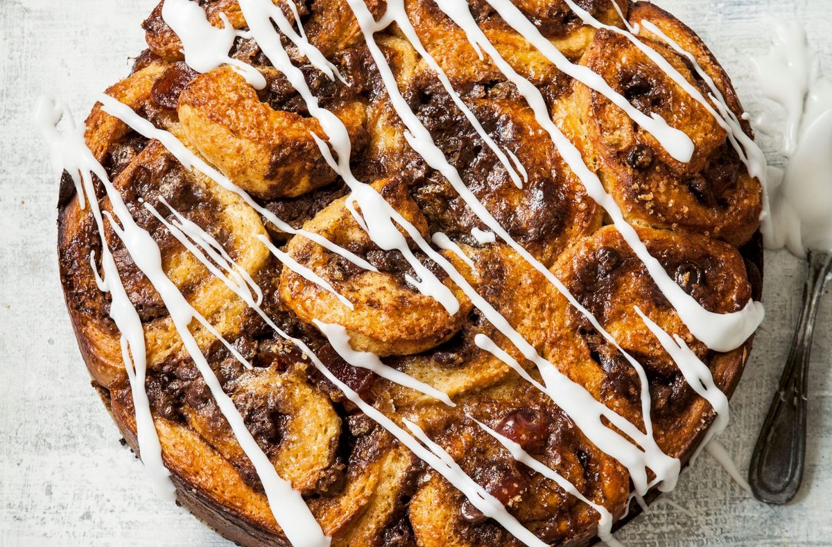 image of Hairy Bikers' Chocolate and Cherry Buns recipe by Good to Know