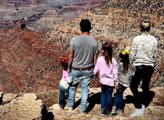 TV tonight The Campbell family at the Grand Canyon.