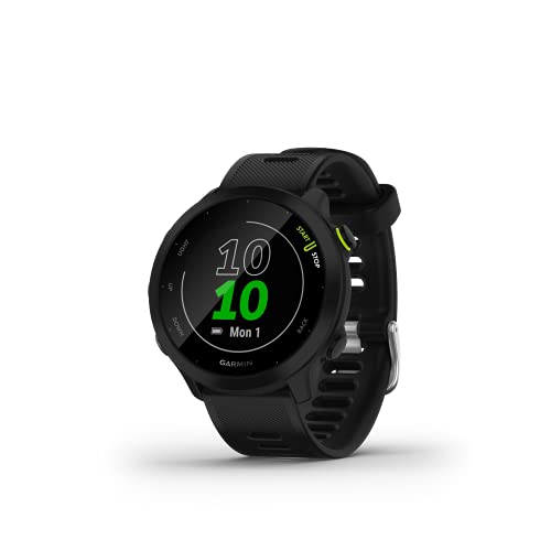 Garmin Forerunner 55, Gps Running Watch With Daily Suggested Workouts, Up to 2 Weeks of Battery Life, Black - 010-02562-00