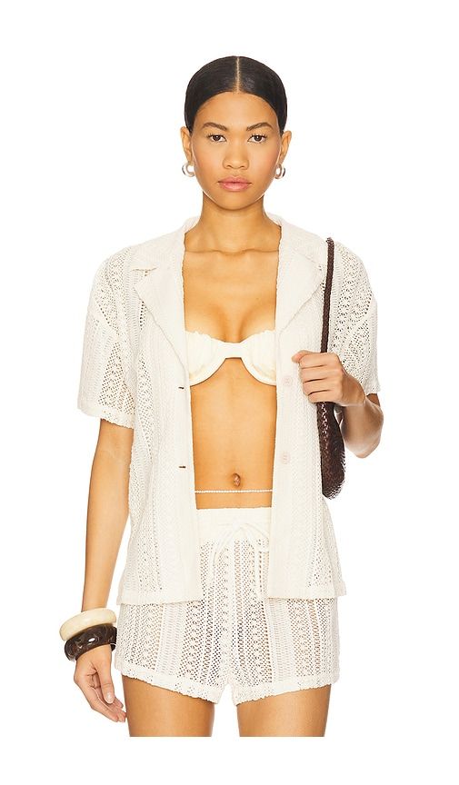 Rosie Button Up Top