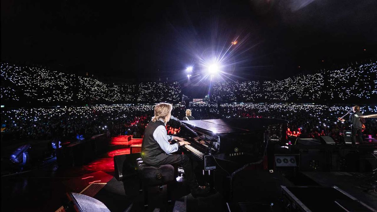 Paul McCartney onstage