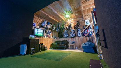 Pro Builds Underground Golf Simulator In His Garden