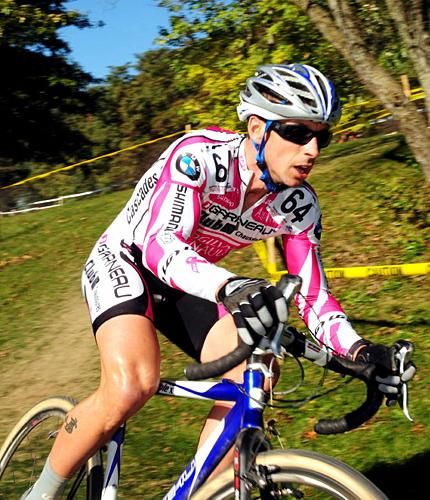 Derek St. John (Garneau Club Chasseur) riding in fourth.