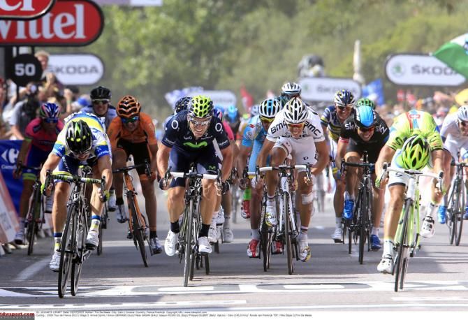 Simon Gerrans (Orica-GreenEdge) won stage 3 by just a few inches