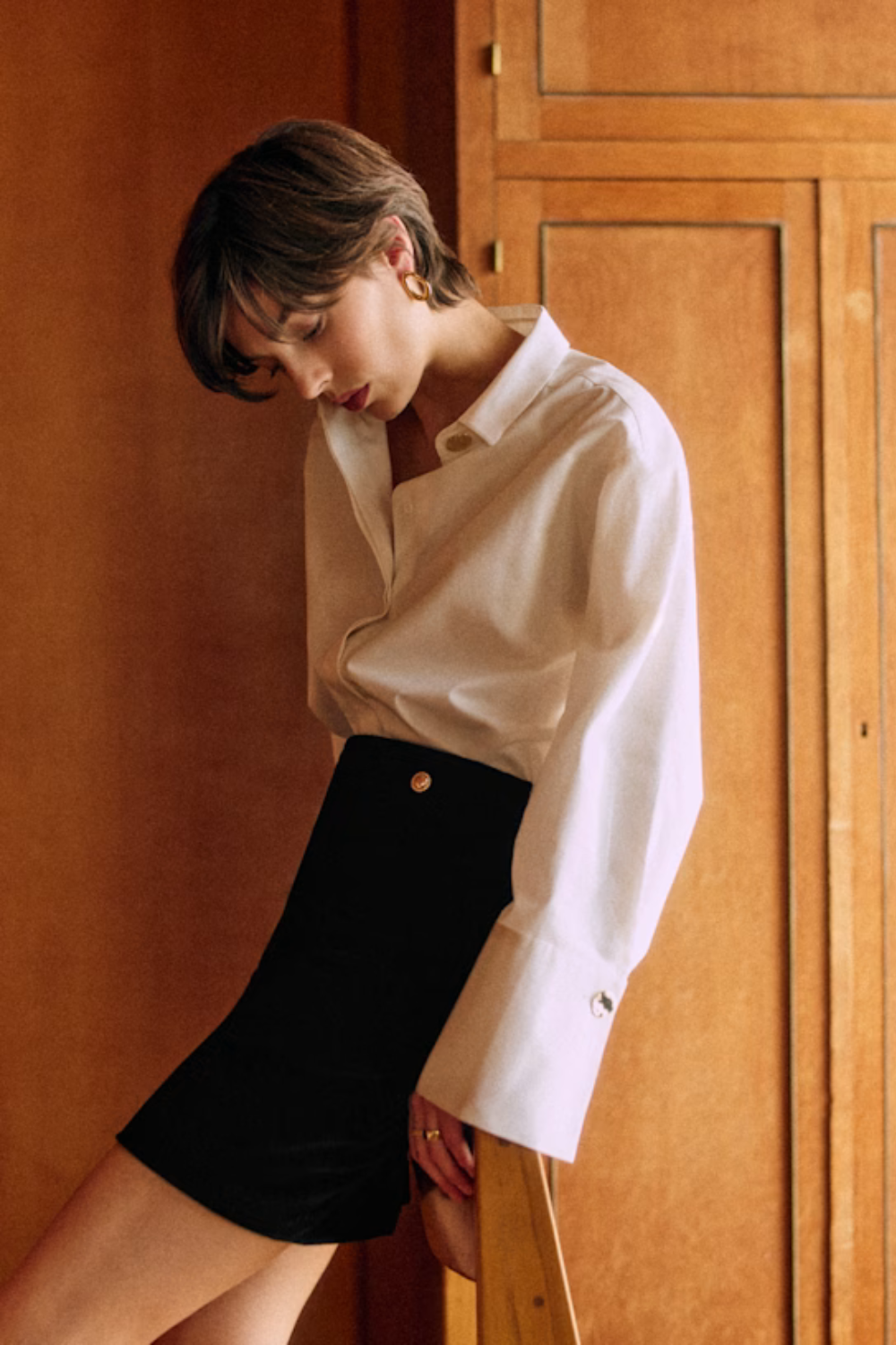 Octavine Shirt - Ecru - Organic Cotton - Organic Textile - Sézane