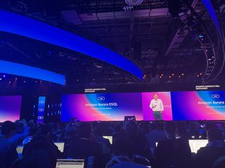 AWS re:invent stage