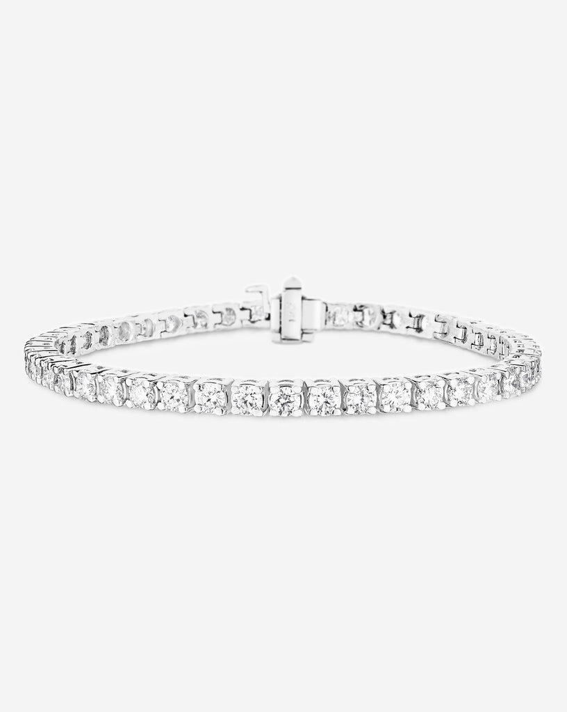 Classic Lab Diamond Tennis Bracelet - 14k White Gold / Xs/s (6.5") / 1.5 Carat
