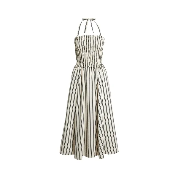Polo Ralph Lauren, Striped Silk-Blend Dress