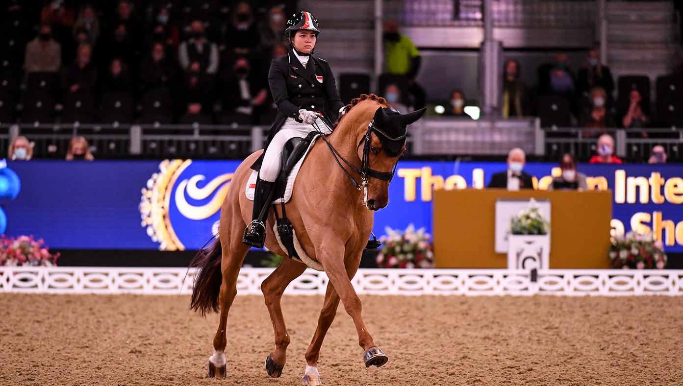 Singapore&amp;rsquo;s Caroline Chew is currently 11th in the World Dressage Championships results following their grand prix ride