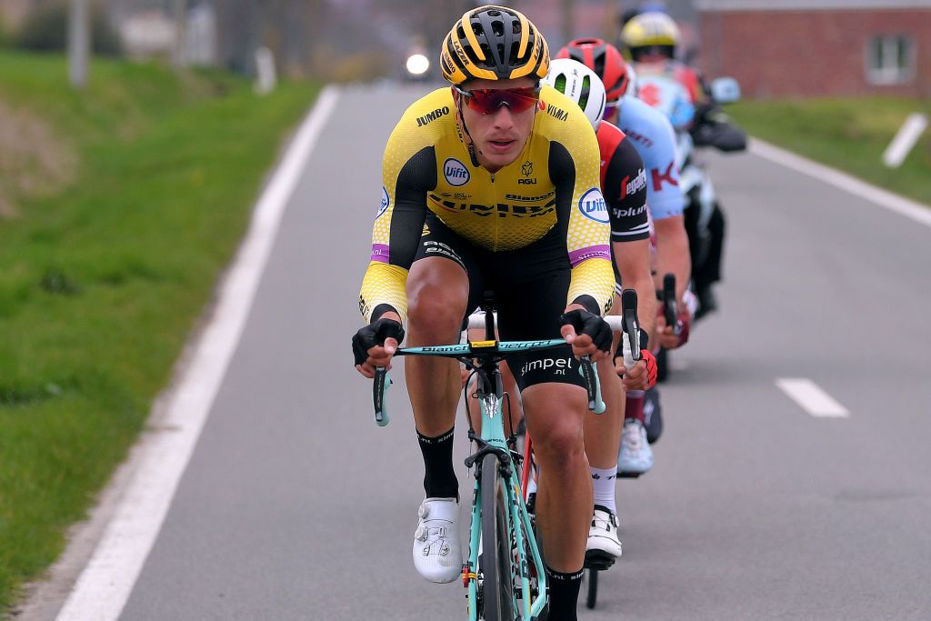 Danny van Poppel (Jumbo-Visma) on the attack