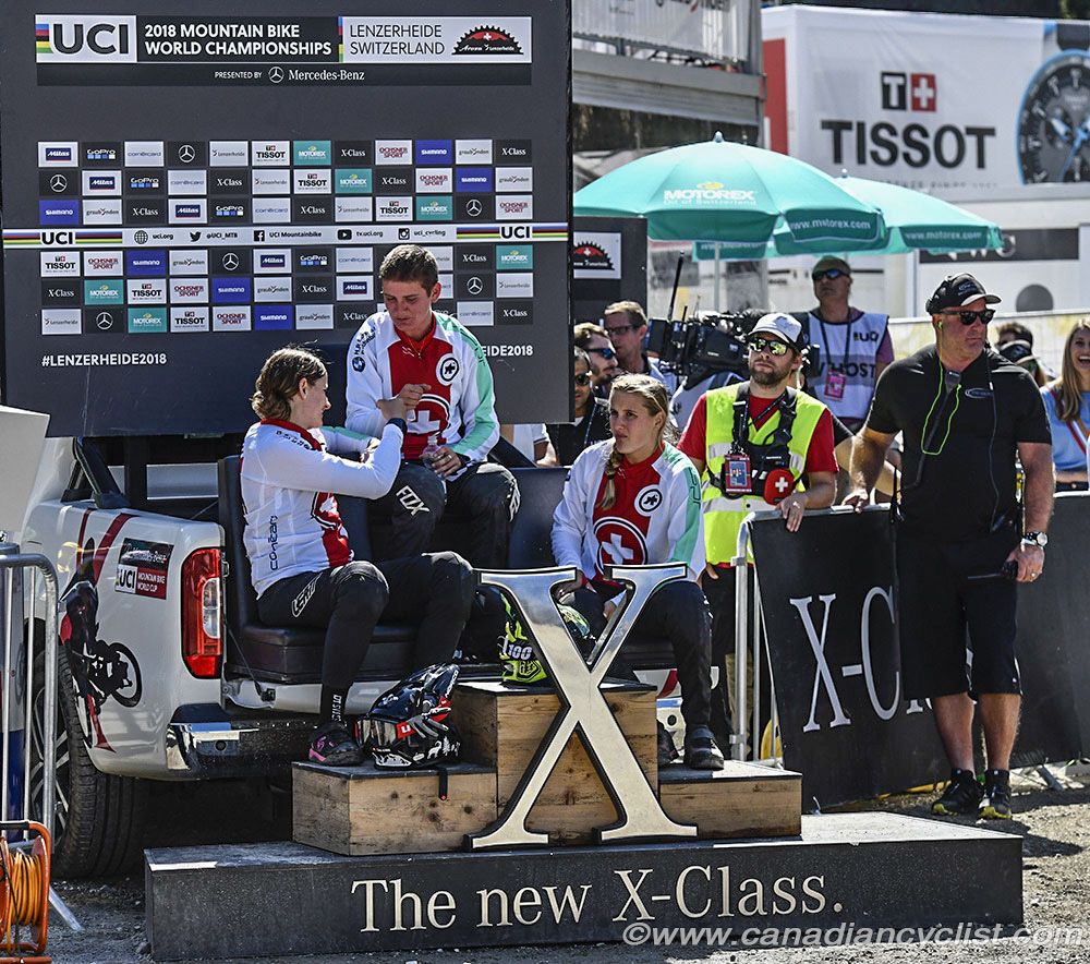 An all Swiss hotseat... at one point