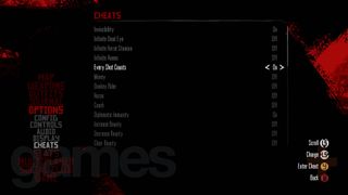 Red Dead Redemption 2 cheats list menu