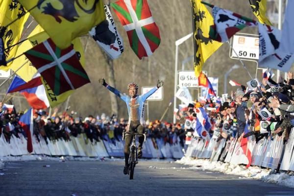 Zdenek Stybar had an enormous gap over the rest of the field.