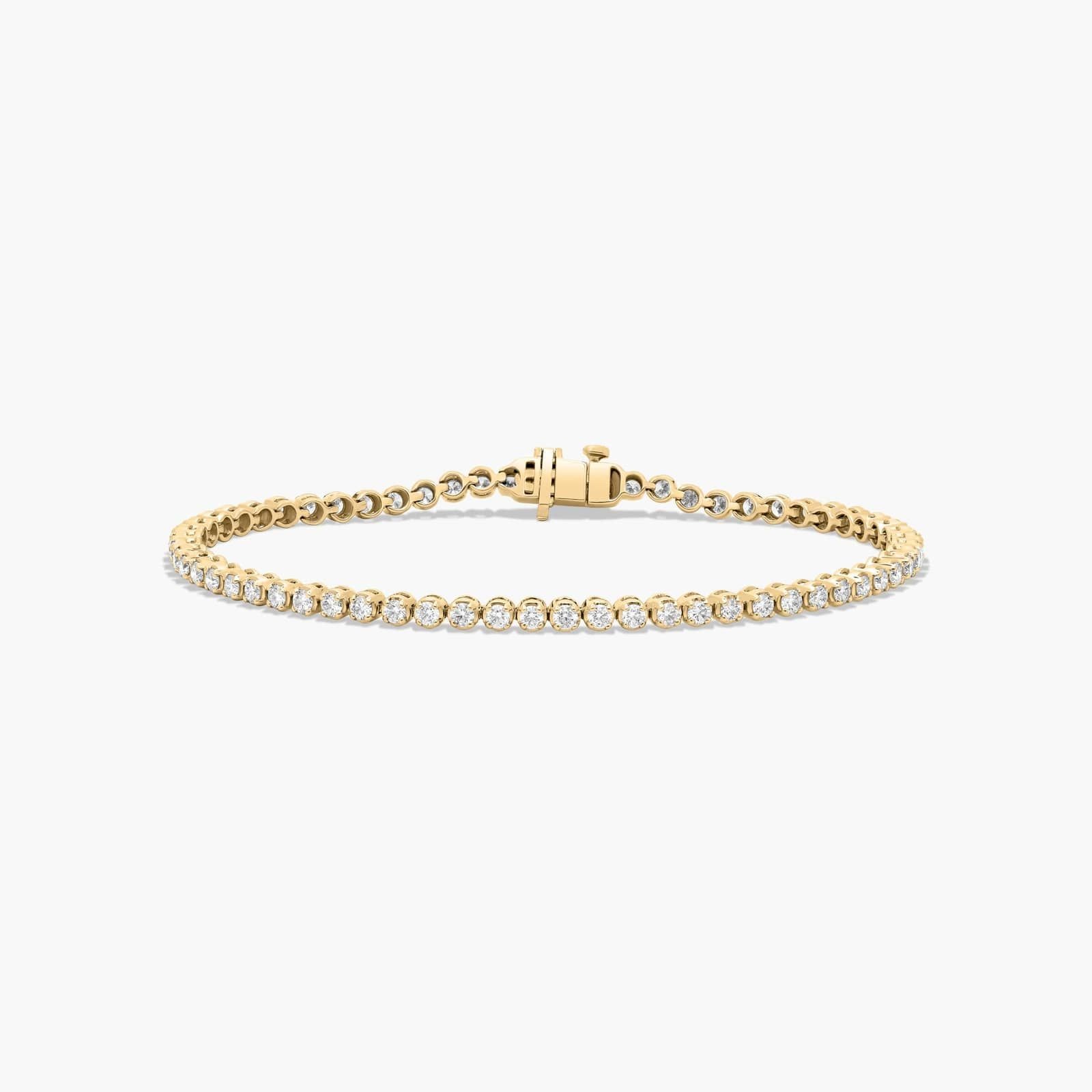 James Allen, Tennis Bracelet With 2 CTW Lab-Grown Diamonds In 14K Yellow Gold