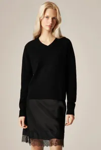 J.Crew Cashmere High V-Neck Sweater