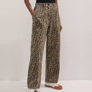 ME+EM leopard print trousers