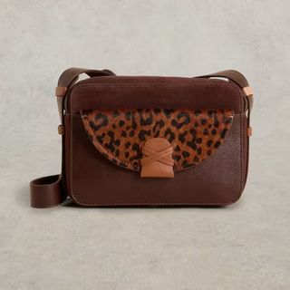 White Stuff Leopard Print Bag