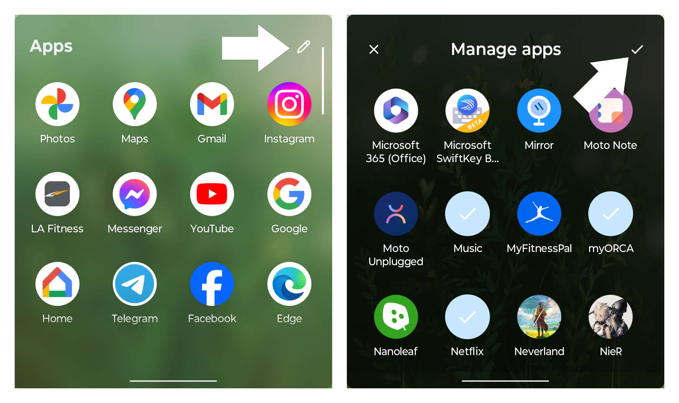 Motorola Razr Plus 2024 cover screen apps