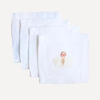 Lettermade Elton Cocktail Napkins Set of Four