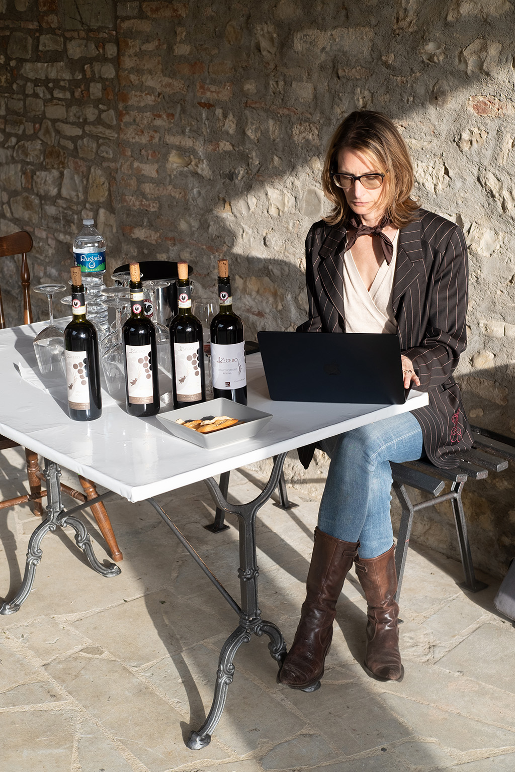 Michaela Morris tasting at L'Acero_credit Lincoln Clarkes