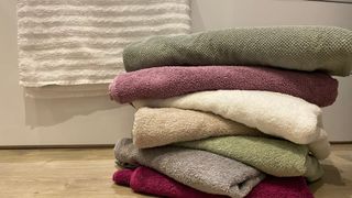 A selection of some of the best bath towels we tested for this guide.