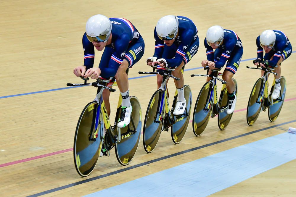 France was third fastest in the men's qualifying
