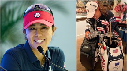 Danielle Kang reunited with her clubs at the Solheim Cup