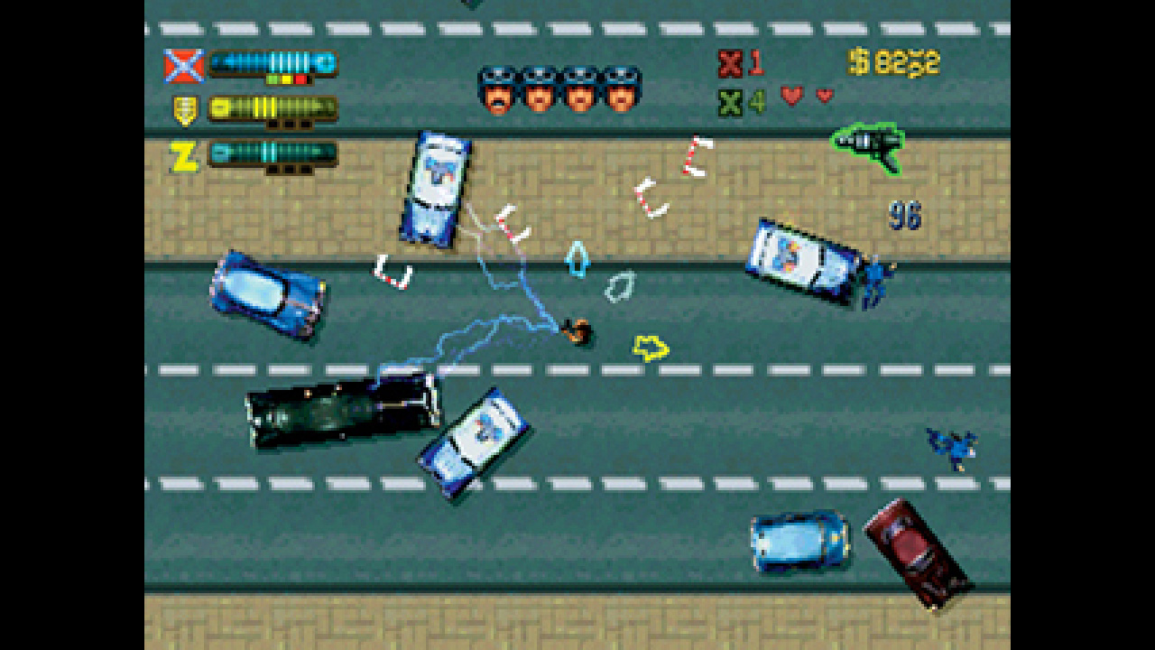 The electro gun in GTA 2
