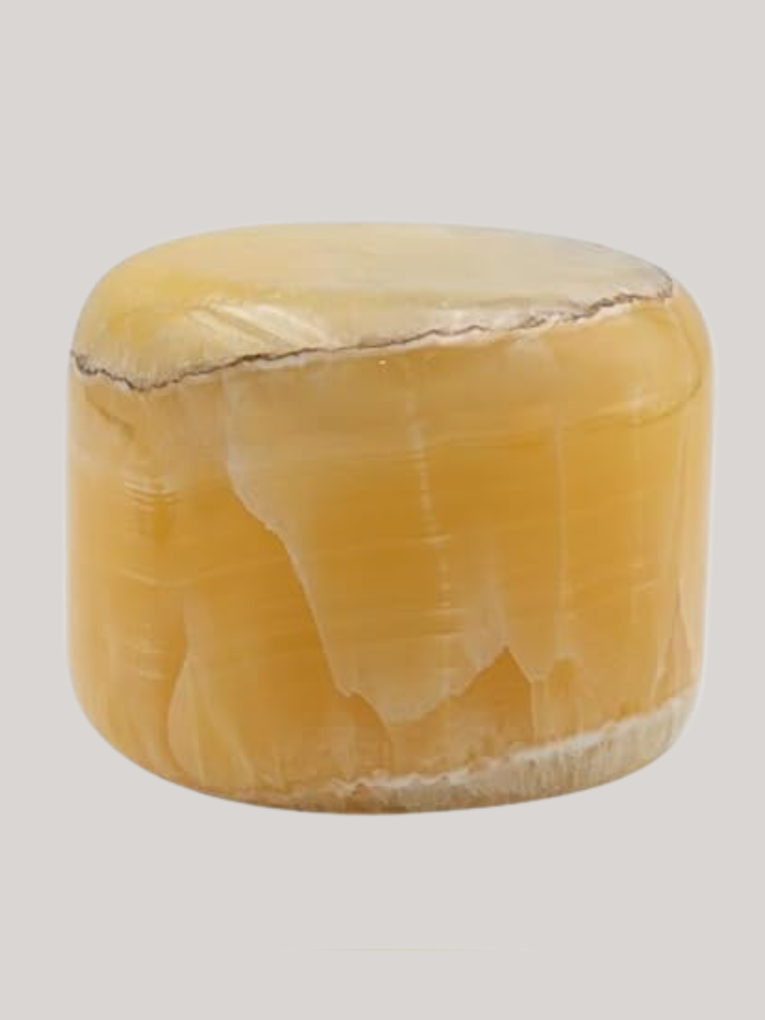 A yellow marble touch lamp from Amazon