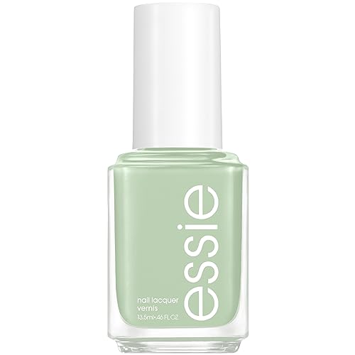 Essie Salon-Quality Nail Polish, 8-Free Vegan, Muted Green, Turquoise and Caicos, 0.46 Fl Oz