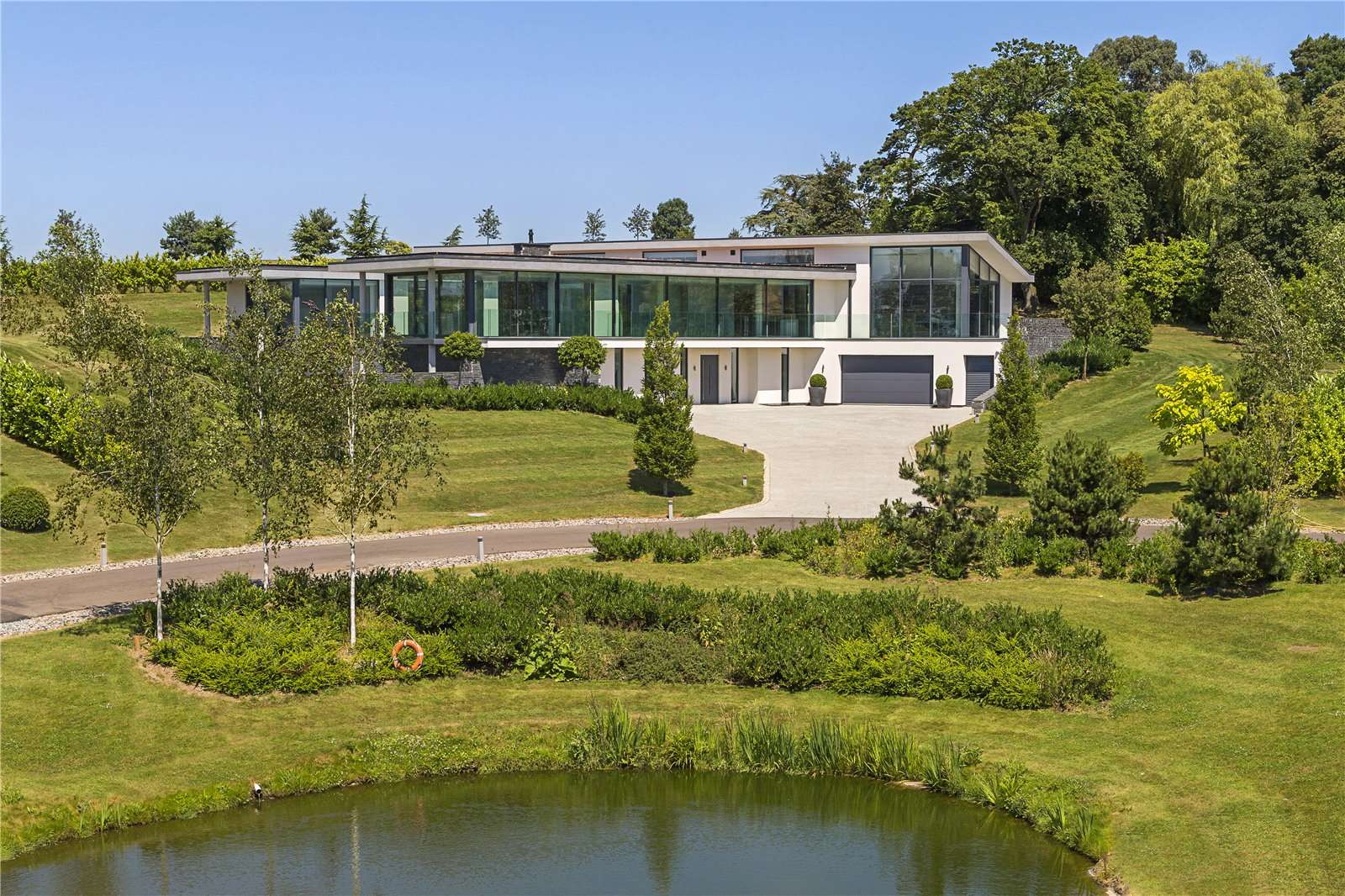 The exterior of a contemporary home in Essex