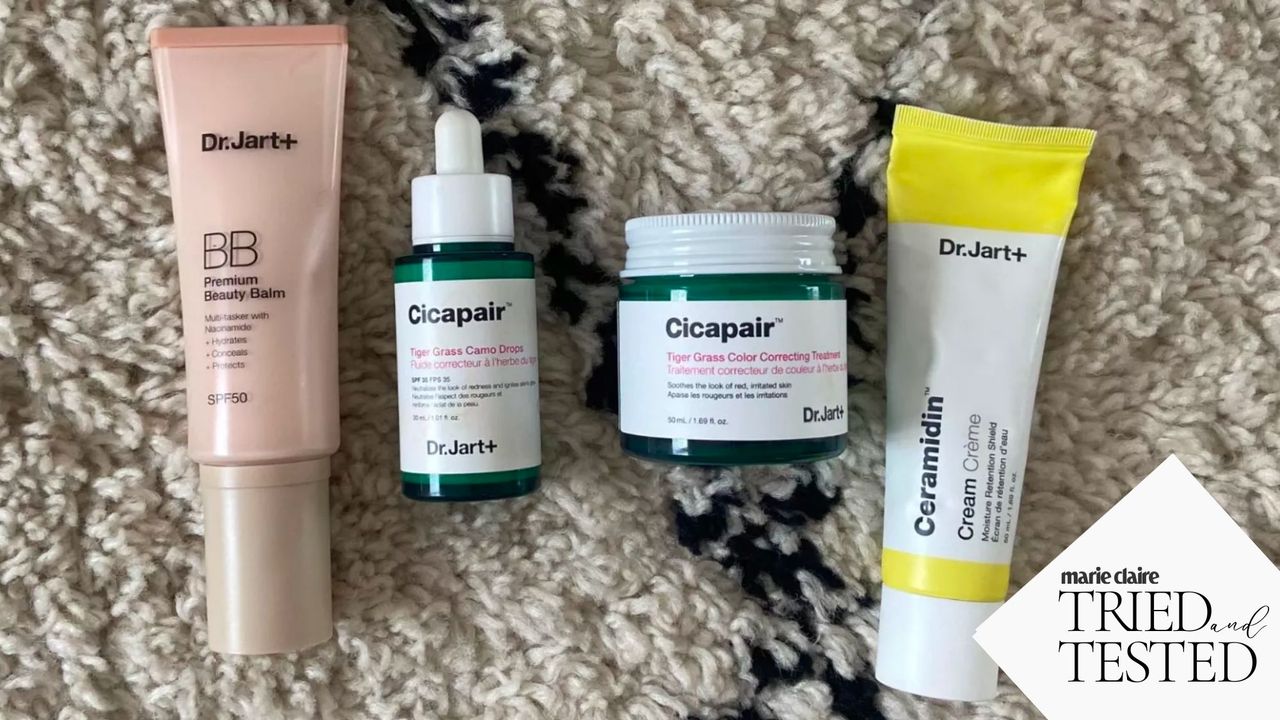 Best Dr Jart Products including Dr Jart+ Ceramidin Cream, Dr Jart+ Cicapair Tiger Grass Colour Correcting Treatment, Dr Jart+ Premium BB Beauty B SPF 50 