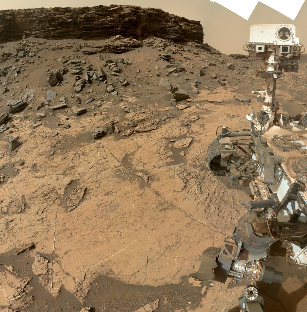 Curiosity at Murray Buttes