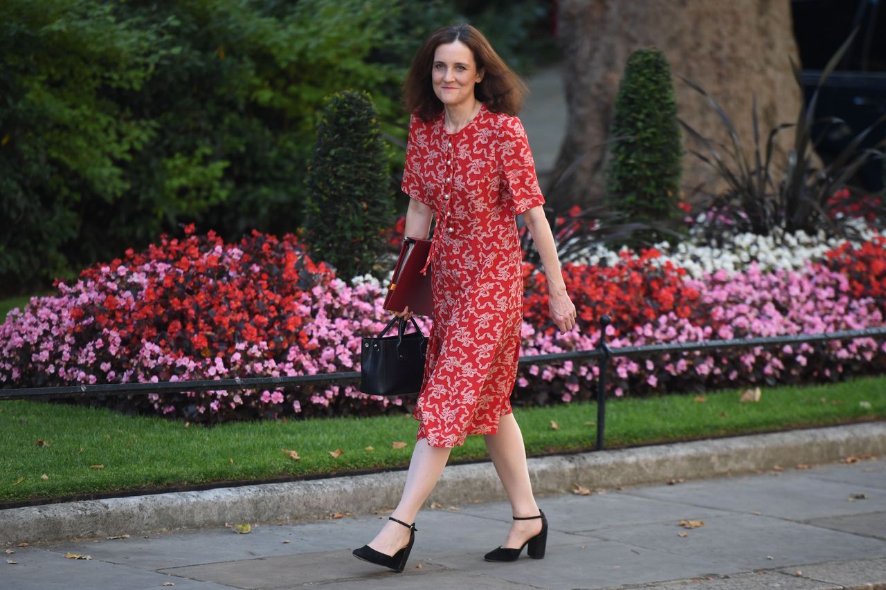 Environment Secretary Theresa Villiers at 10 Downing Street after her appointment last month.