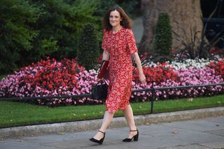 Environment Secretary Theresa Villiers at 10 Downing Street after her appointment last month.