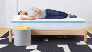 What is a plush mattress, featuring a side sleeper on a Helix Sunset Mattress
