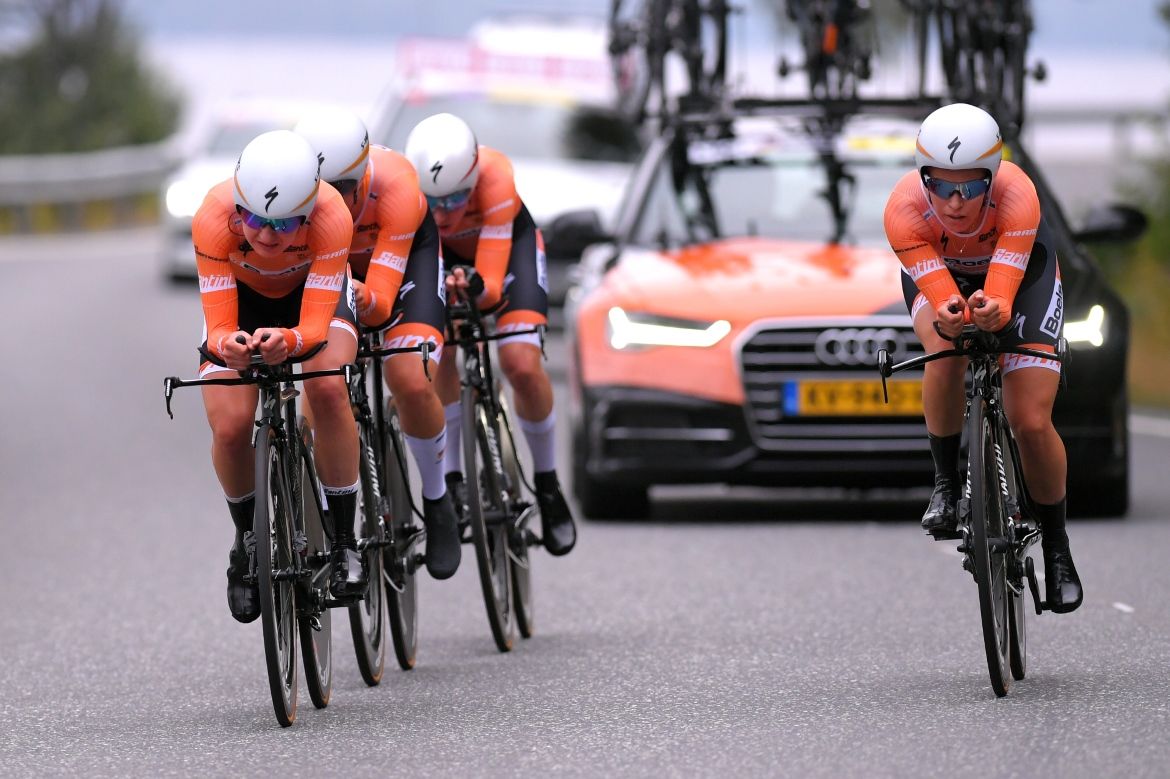 Boels Dolmans were a distant sixth in the Ladies Tour of Norway TTT