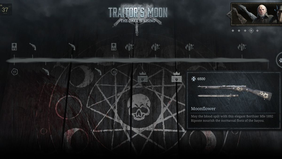 The Traitor&#039;s Moon event page in Hunt: Showdown