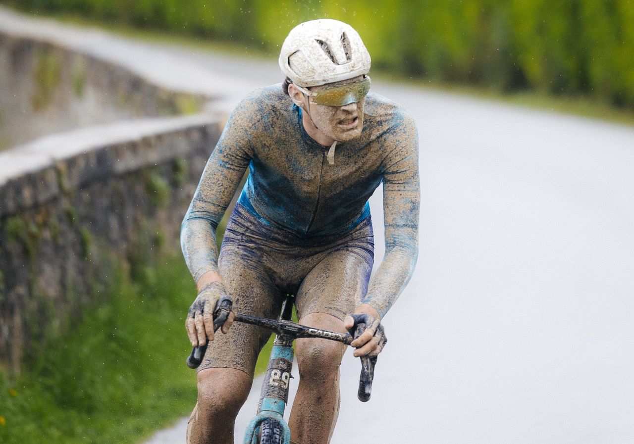 Filippo Conca rode to fifth place