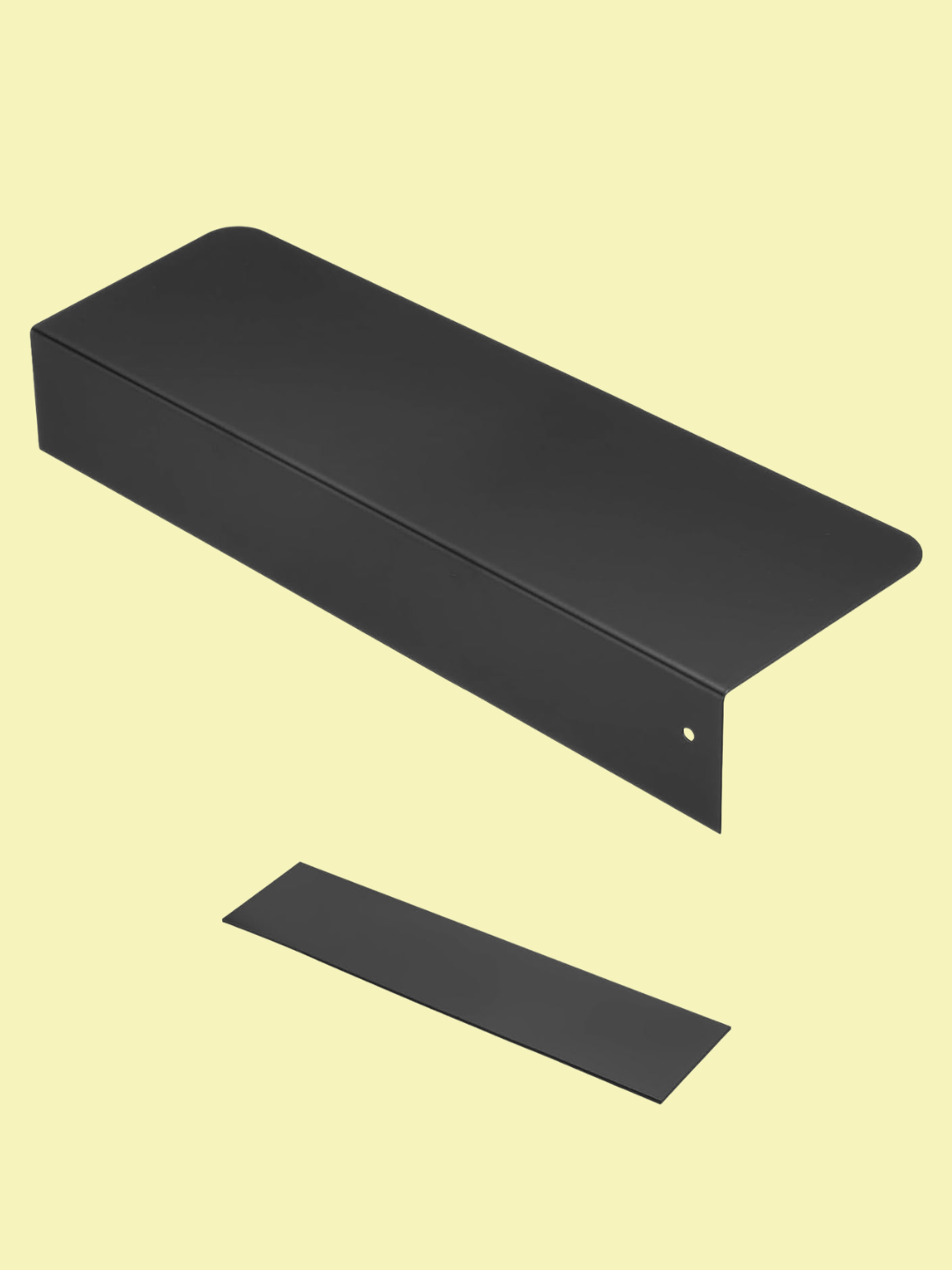 A metal kitchen refrigerator gap board from Amazon